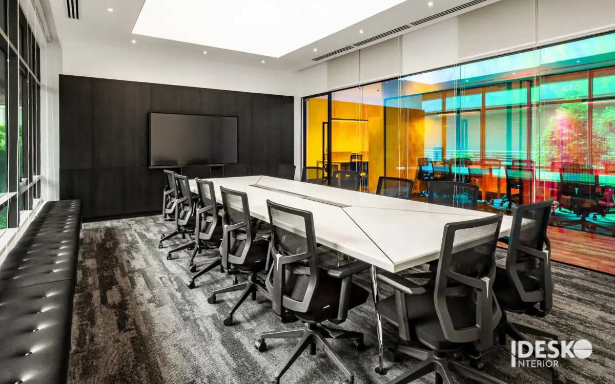 Thiết kế phòng họp đa chức năng với nội thất linh hoạt
