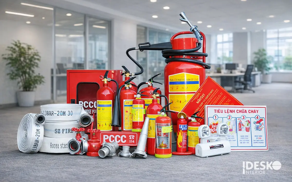 Trang bị các dụng cụ, thiết bị khác