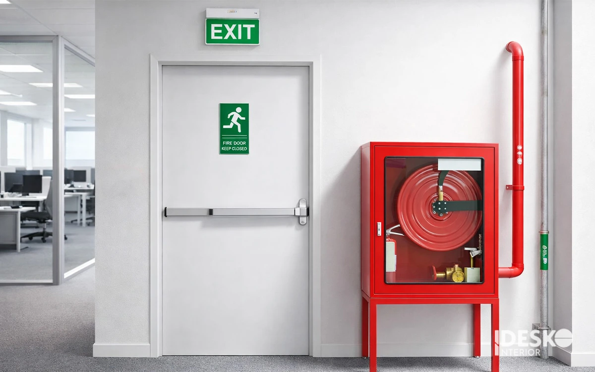 Trang bị cửa chống cháy và lối thoát hiểm an toàn