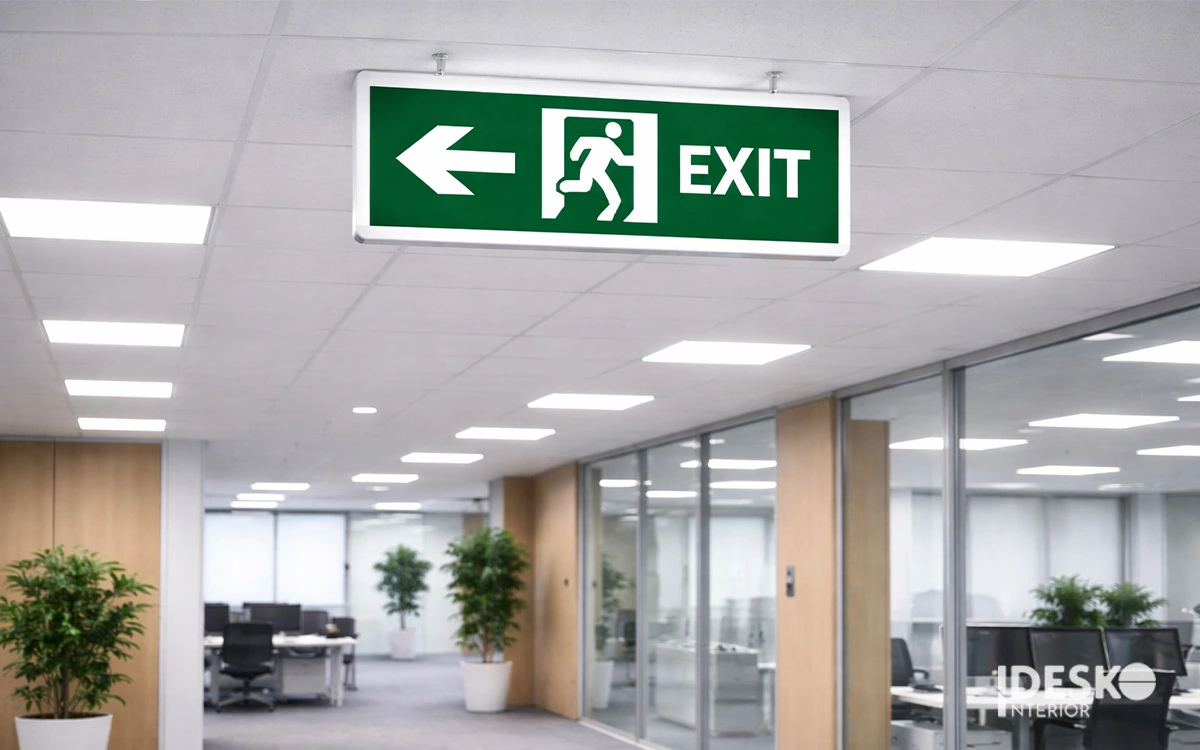 Trang bị hệ thống đèn, loa và chỉ dẫn thoát nạn