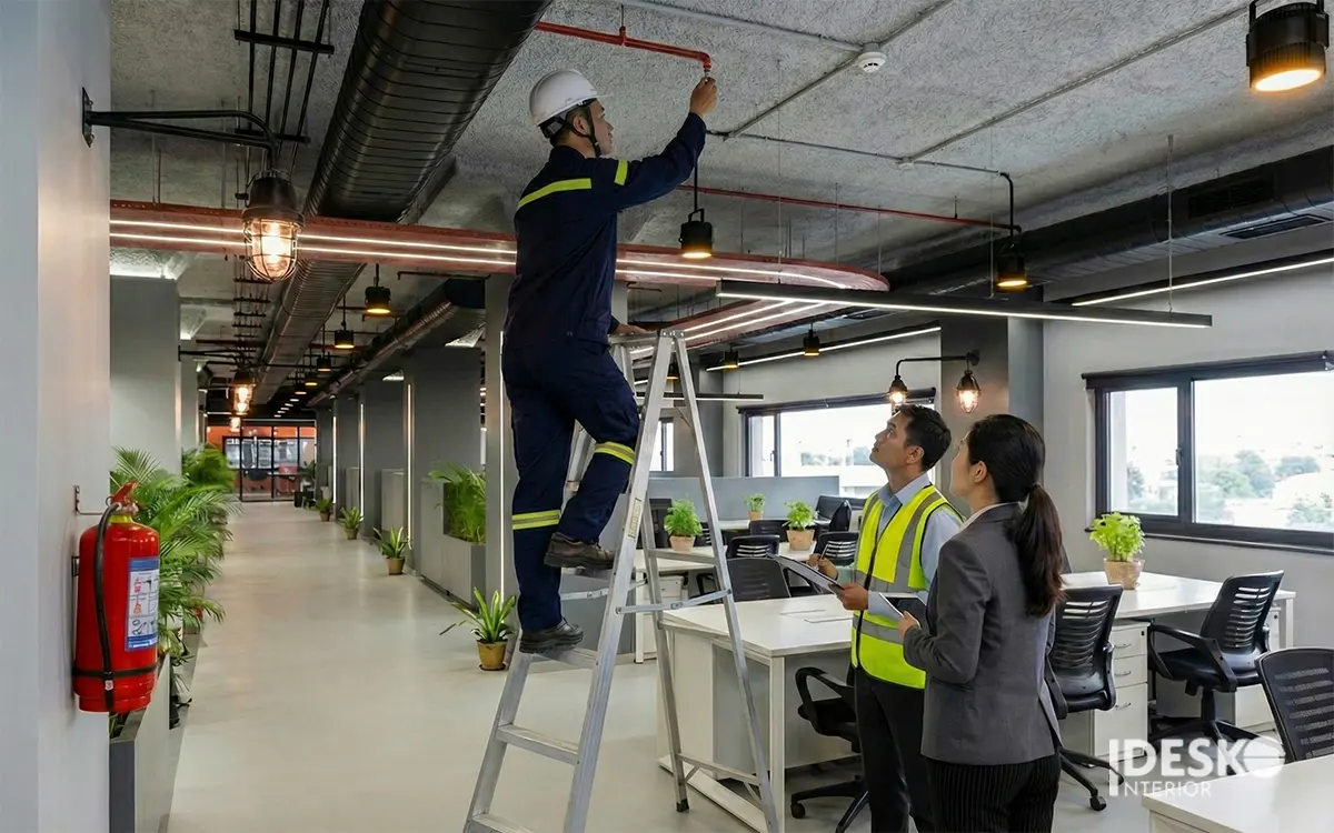 Các lỗi thường gặp khi kiểm tra và nghiệm thu PCCC văn phòng