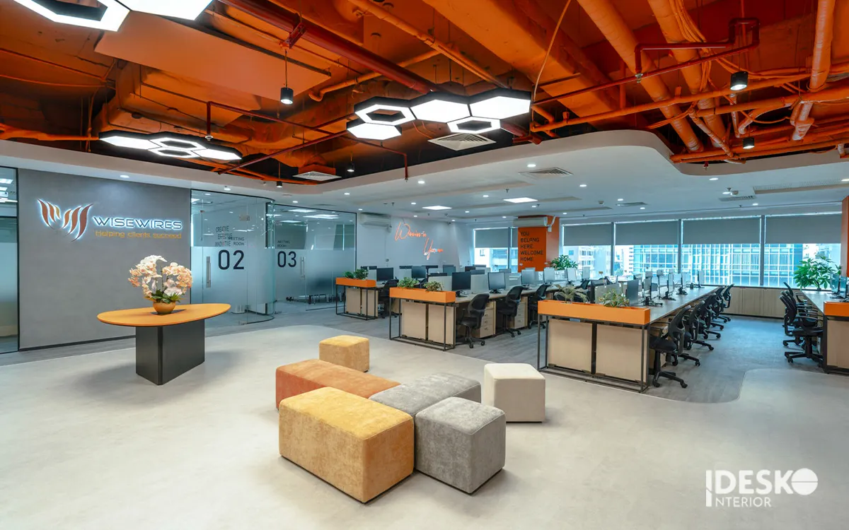 Thiết kế văn phòng công ty công nghệ Wisewires do Idesko thực hiện