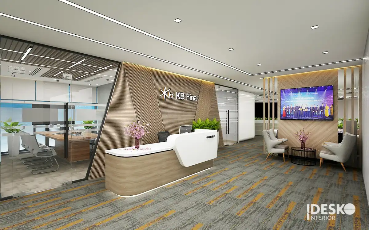 Thiết kế quầy lễ tân đẹp và độc đáo 10