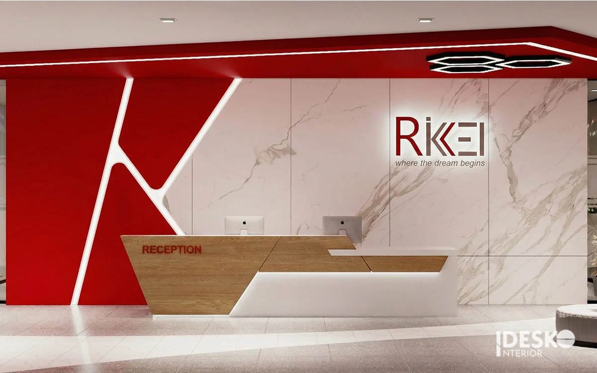 Thiết kế quầy lễ tân đẹp và độc đáo 12