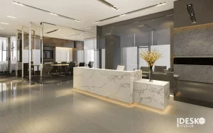 Thiết kế quầy lễ tân đẹp và độc đáo 24