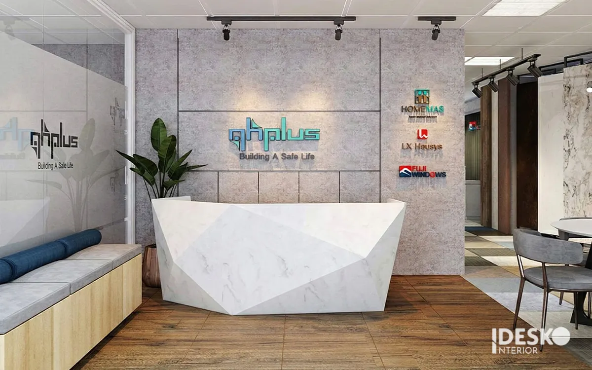 Thiết kế quầy lễ tân đẹp và độc đáo 5