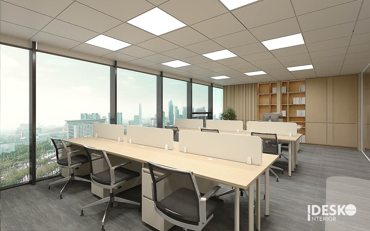 Tận dụng tối đa ánh sáng tự nhiên khi thiết kế văn phòng 100m2