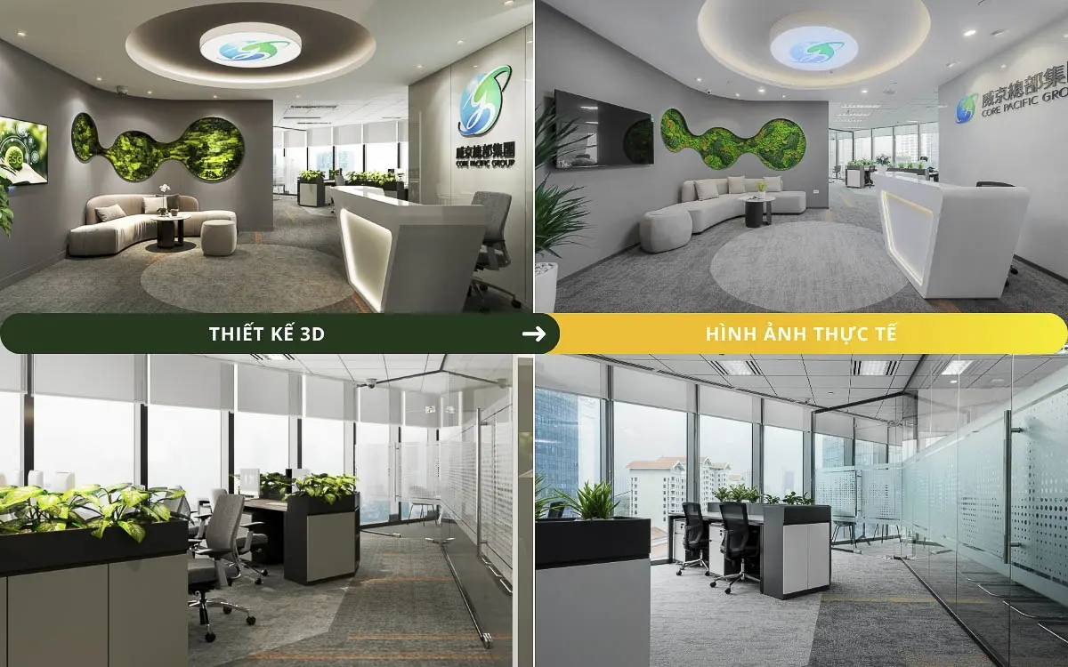 Dự án văn phòng BES Engineering do Idesko thiết kế và thi công