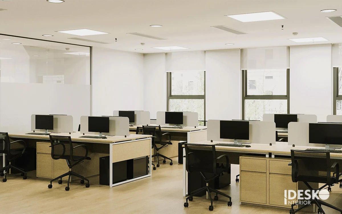 Mẫu thiết kế tối giản với bố cục rõ ràng, nội thất gọn và tông màu trung tính