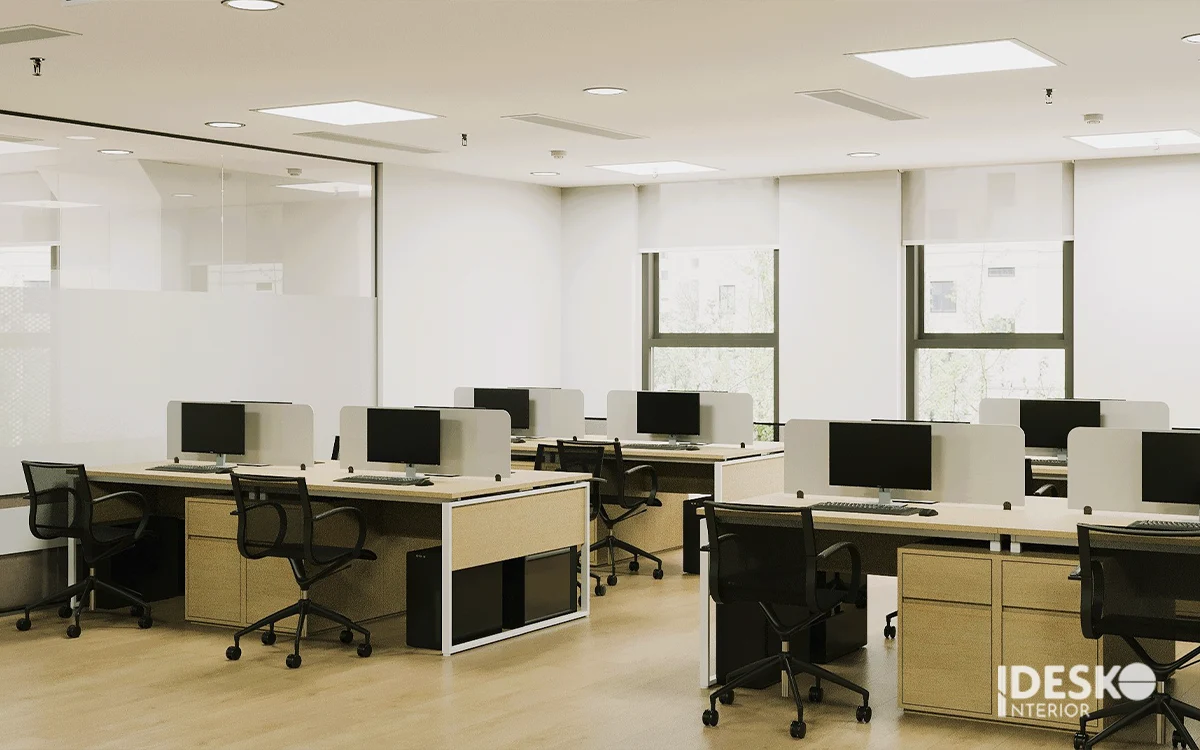 Mẫu thiết kế văn phòng phong cách tối giản