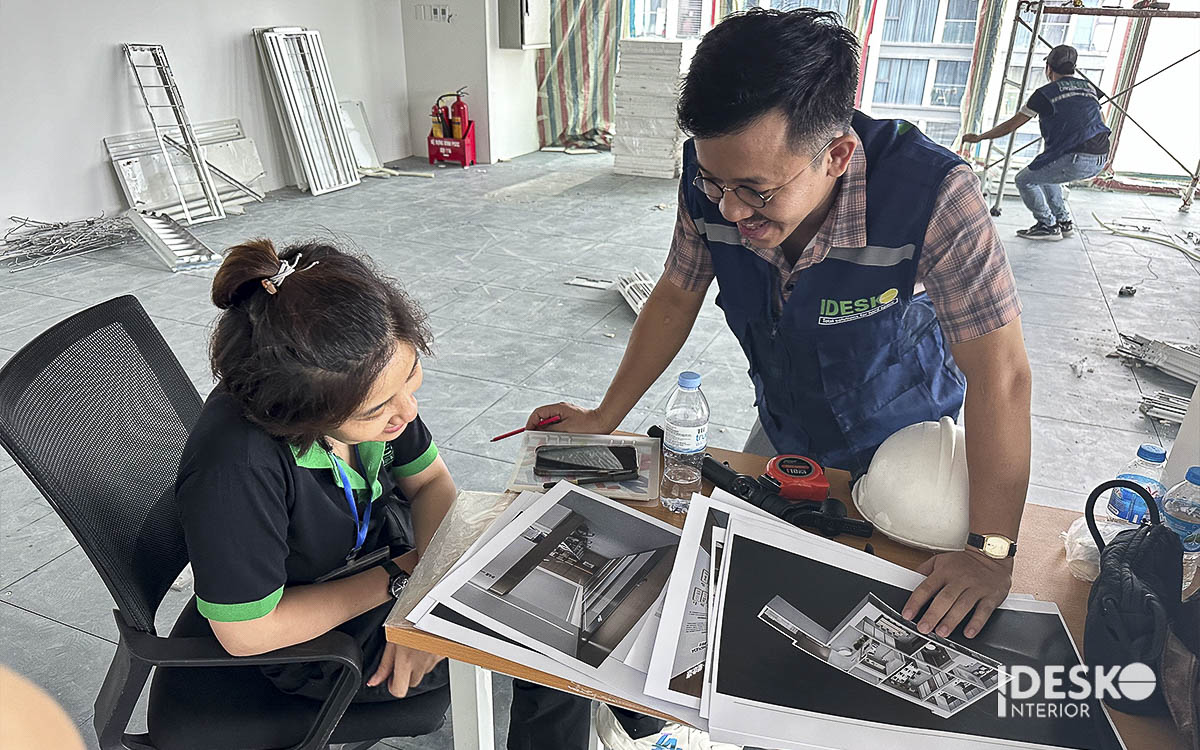 Đảm bảo năng lực quản lý dự án thiết kế thi công nội thất văn phòng