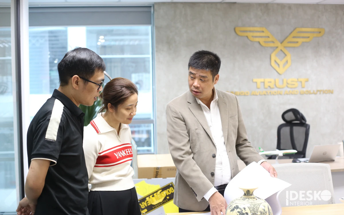 Kiểm tra, nghiệm thu và bàn giao văn phòng Trust Cargo