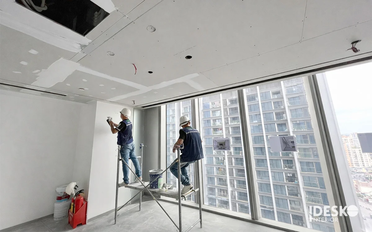 Tuân thủ quy định của tòa nhà khi thi công nội thất văn phòng