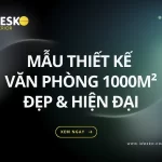 Mẫu thiết kế văn phòng 1000m2 đẹp và hiện đại