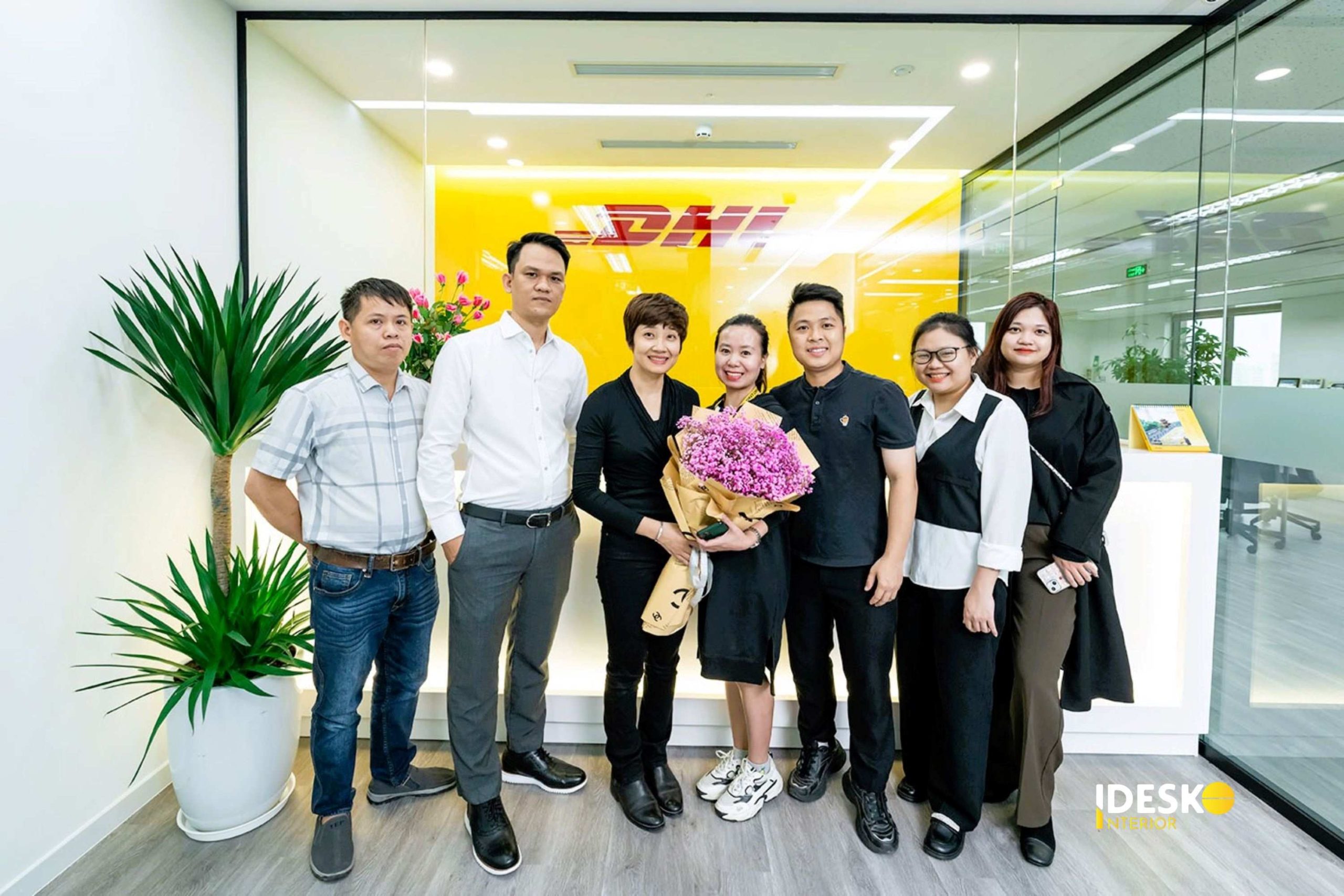 Idesko bàn giao văn phòng công ty giao vận DHL, sẵn sàng đưa vào sử dụng cho khách hàng