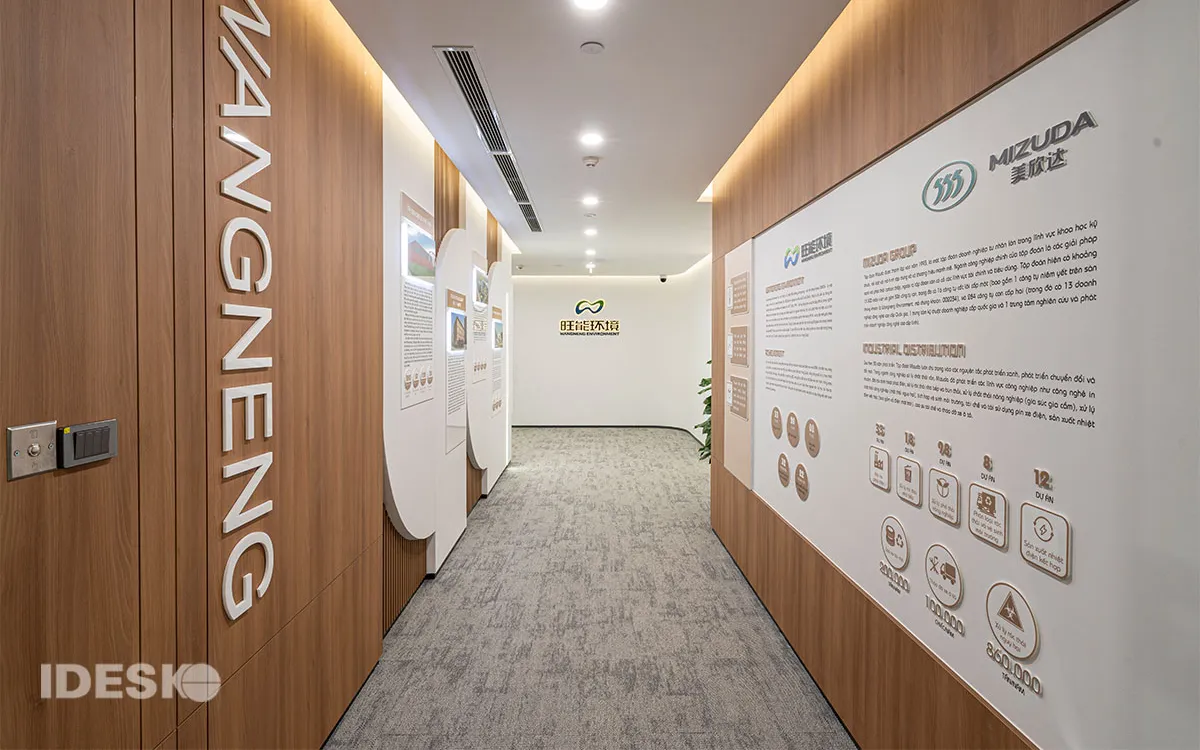 Văn phòng Wangneng Environment tại tòa Capital Place, thi công bởi Idesko