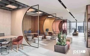 Vách kính trong suốt, kết nối nhưng vẫn đảm bảo sự riêng tư cần thiết