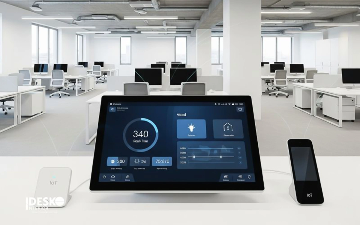 Hệ thống điều khiển thông minh IoT trong thiết kế văn phòng thông minh