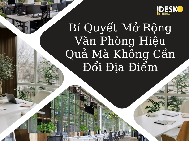 Bí quyết mở rộng văn phòng hiệu quả mà không cần đổi địa điểm
