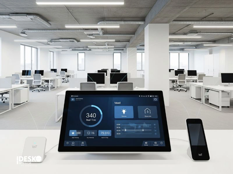 Hệ thống điều khiển thông minh IoT trong văn phòng hiện đại
