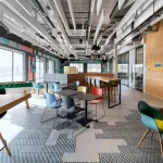 Mẫu thiết kế không gian mở trong văn phòng sáng tạo 2