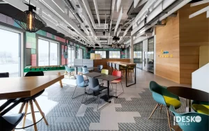 Mẫu thiết kế không gian mở trong văn phòng sáng tạo 2