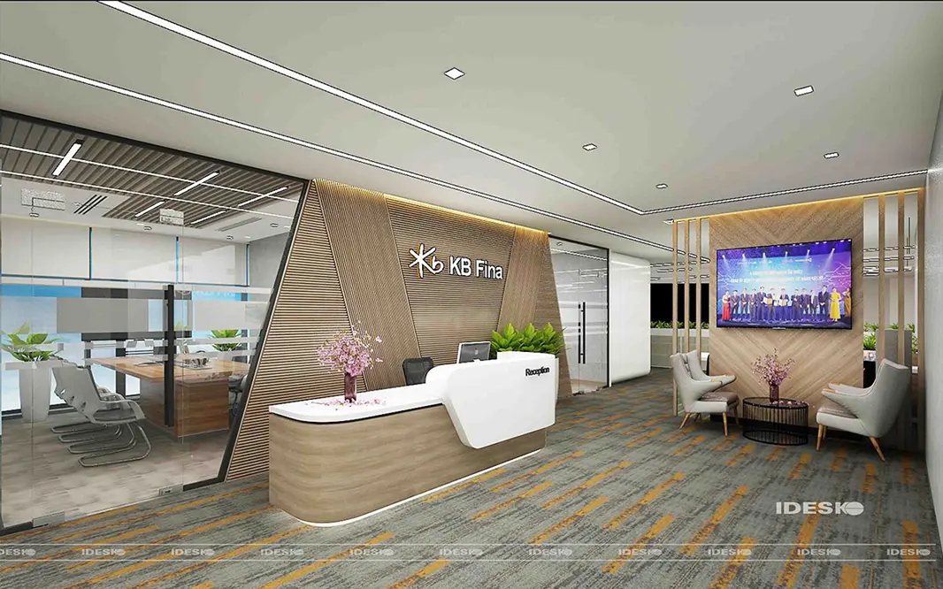 Mẫu thiết kế văn phòng hiện đại 300m2 - 1