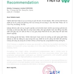 Thư giới thiệu từ Tiens Việt Nam