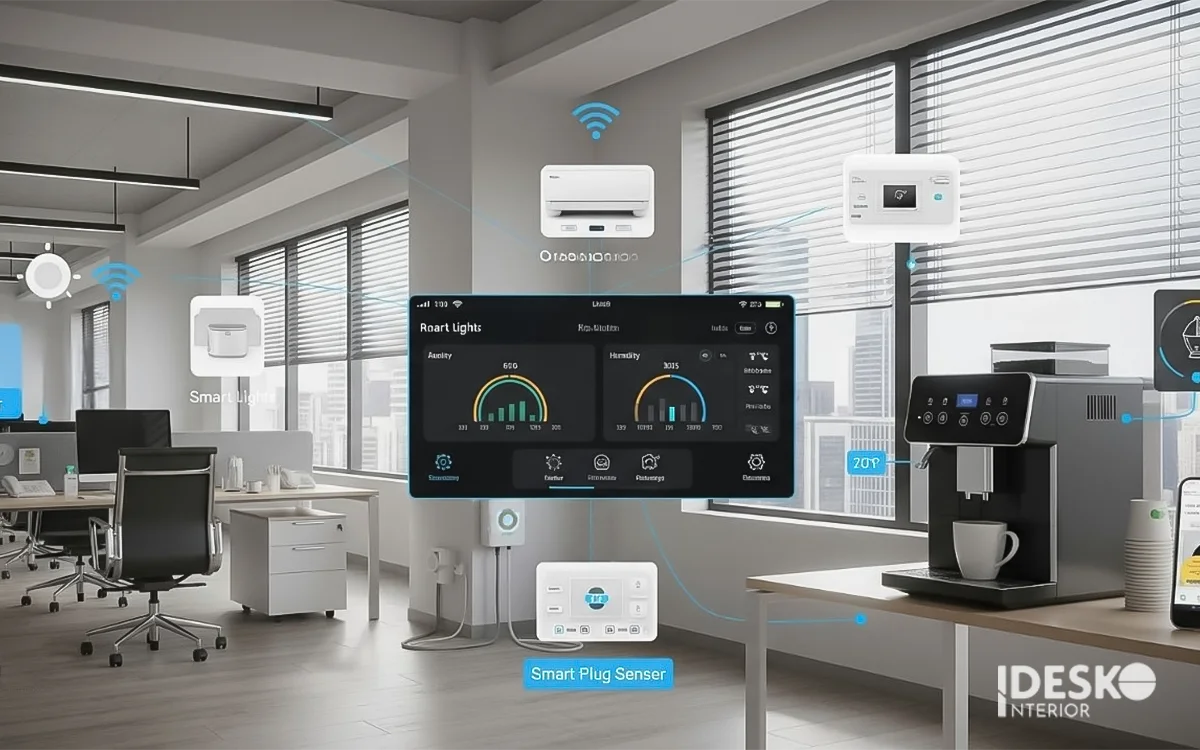 Kết nối các cảm biến IoT trong thiết kế văn phòng hiện đại