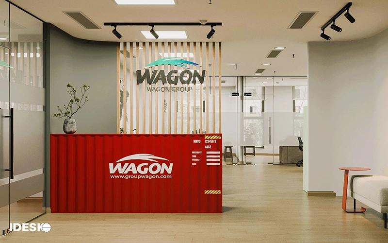 Văn phòng công ty logistics Wagon do Idesko thiết kế và thi công
