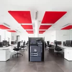 Thiết kế trần nhà tiêu âm trong không gian văn phòng mở