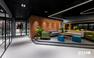 Thiết kế không gian thư giãn trong văn phòng mở