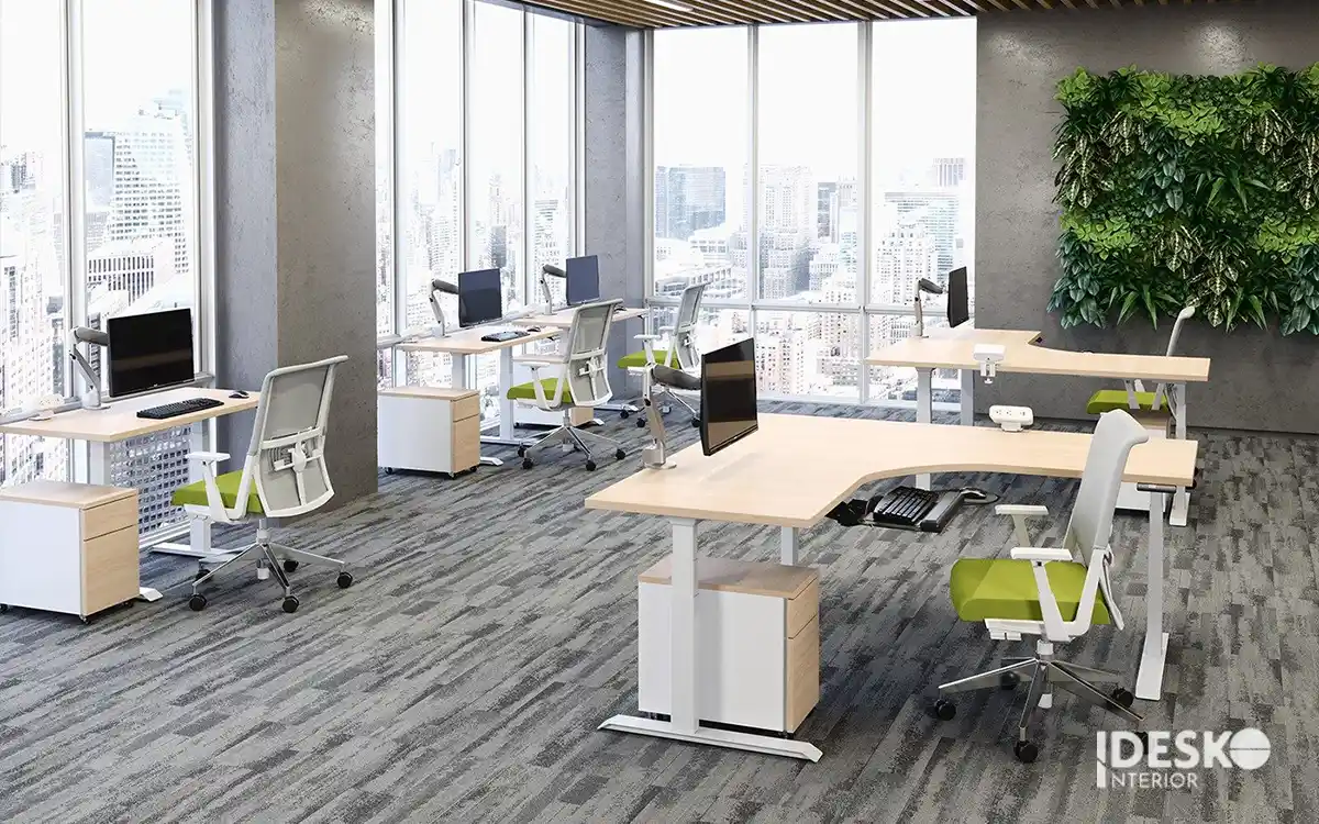 Thiết kế văn phòng mở đảm bảo công thái học