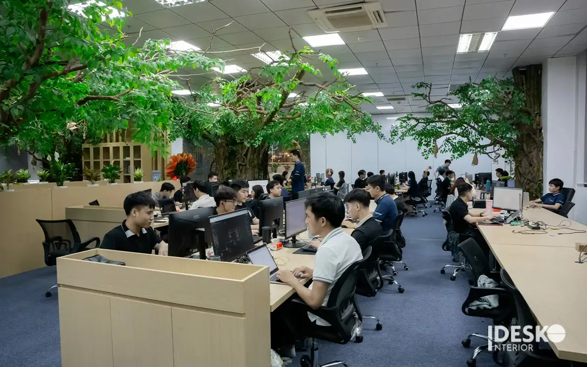 Không gian xanh giúp nâng cao sức khỏe và giảm căng thẳng cho nhân viên