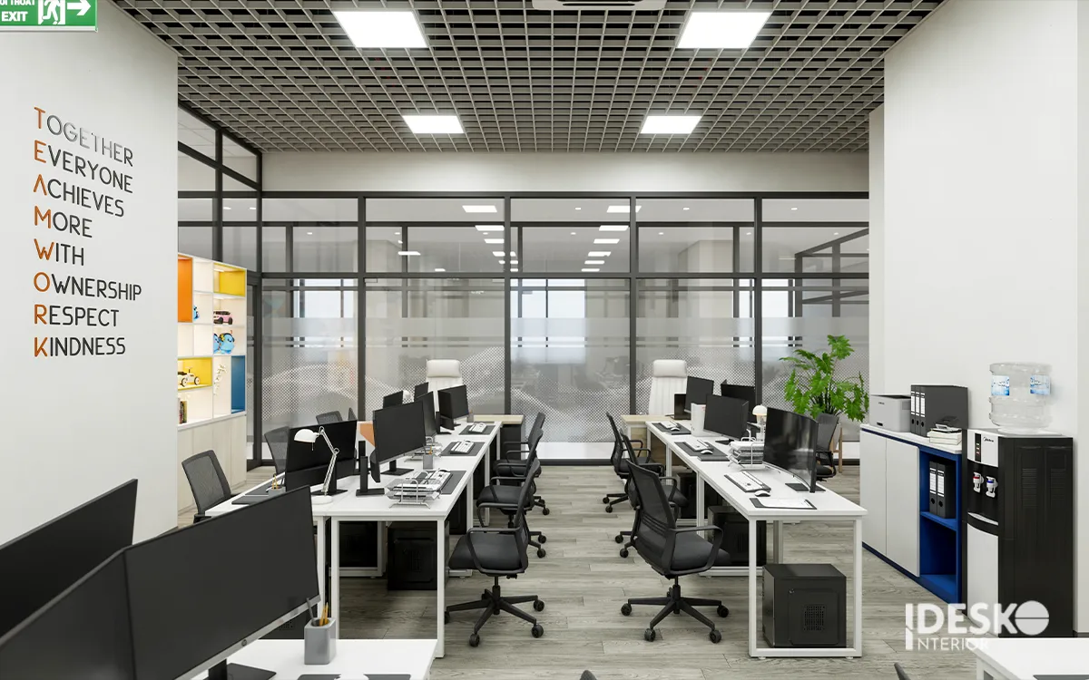 Thiết kế thi công nội thất văn phòng tại Mỹ Đình -10