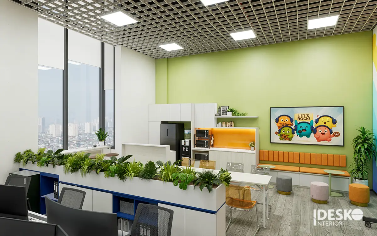 Thiết kế thi công nội thất văn phòng tại Mỹ Đình -14