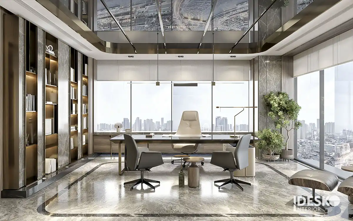 Mẫu thiết kế phòng giám đốc đẹp, sang trọng và đẳng cấp 1