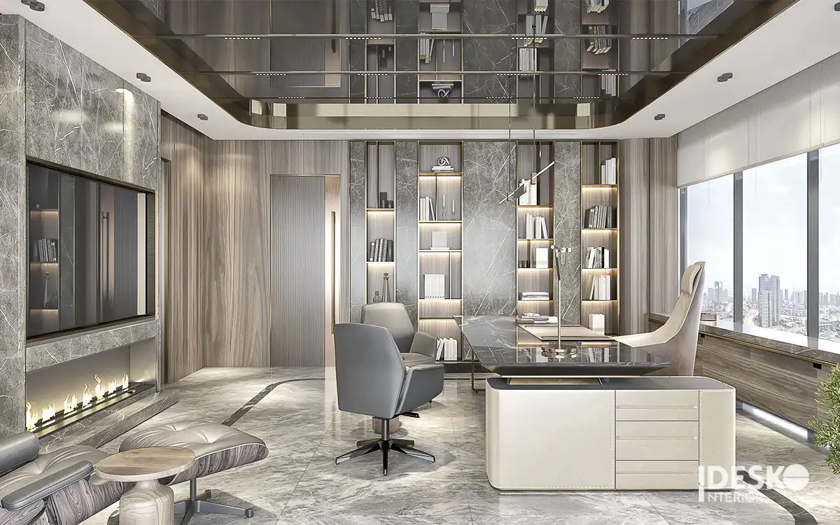 Mẫu thiết kế phòng giám đốc đẹp, sang trọng và đẳng cấp 2