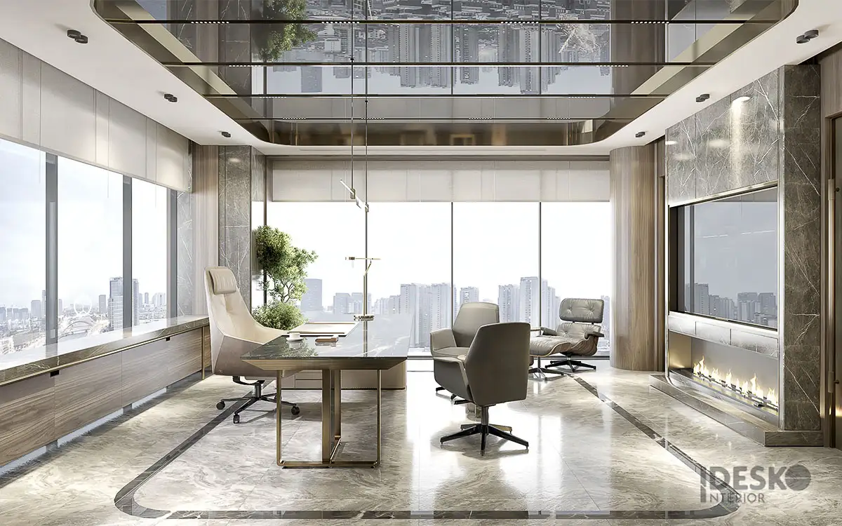 Mẫu thiết kế phòng giám đốc đẹp, sang trọng và đẳng cấp 3