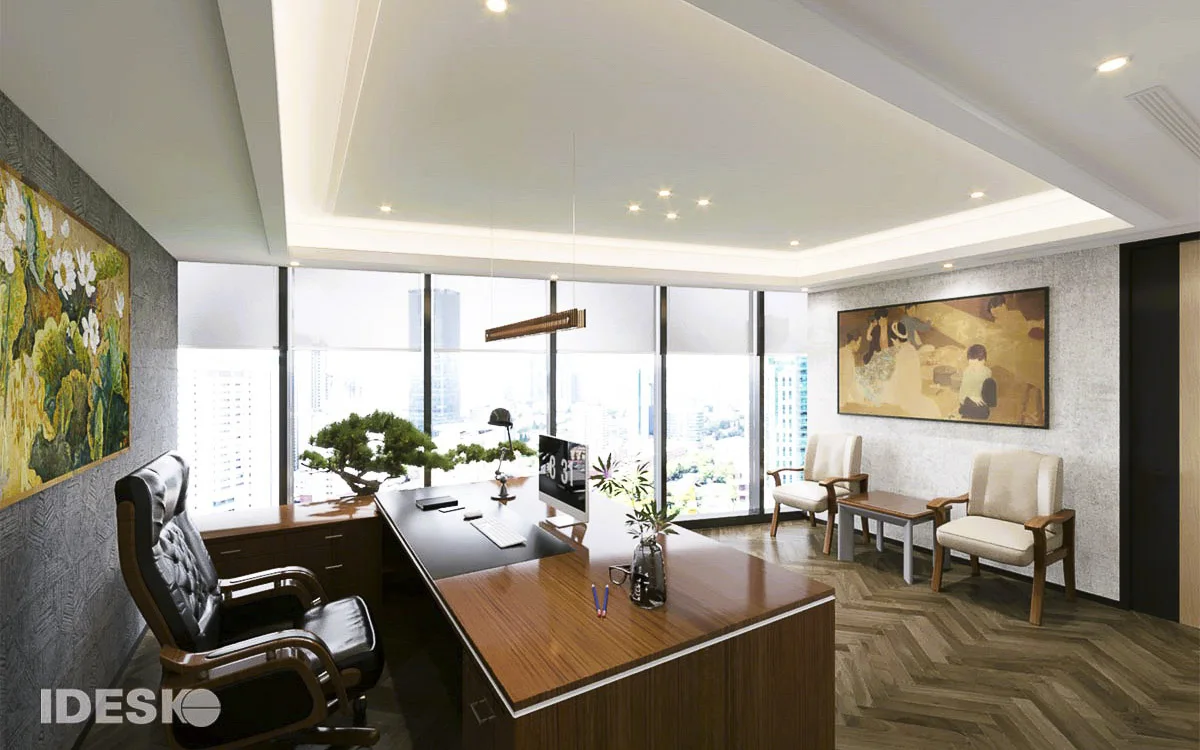 Mẫu thiết kế phòng giám đốc đẹp, sang trọng và đẳng cấp 6