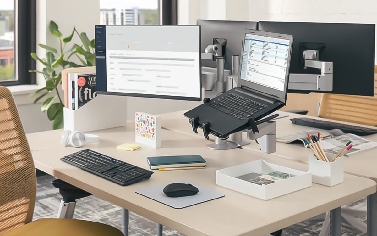 Ứng dụng phụ kiện công thái học trong thiết kế nội thất văn phòng