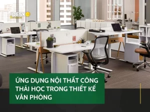 Ứng dụng nội thất công thái học trong thiết kế văn phòng
