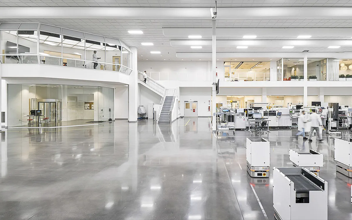 Thiết kế văn phòng nhà máy diện tích hơn 1000m2