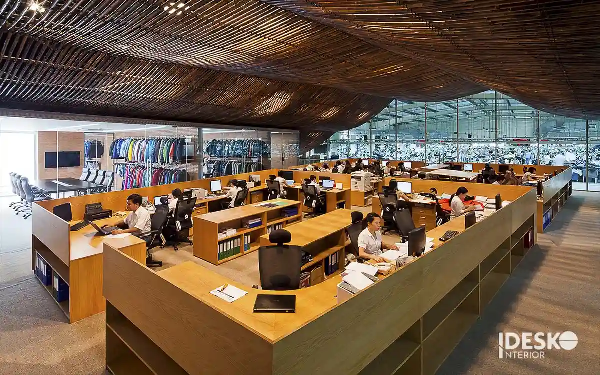 Mẫu thiết kế văn phòng nhà máy 1