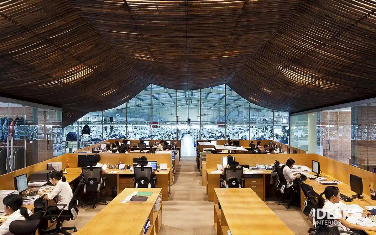 Mẫu thiết kế văn phòng nhà máy 2