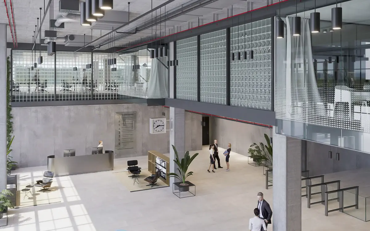 Mẫu thiết kế văn phòng nhà máy 5