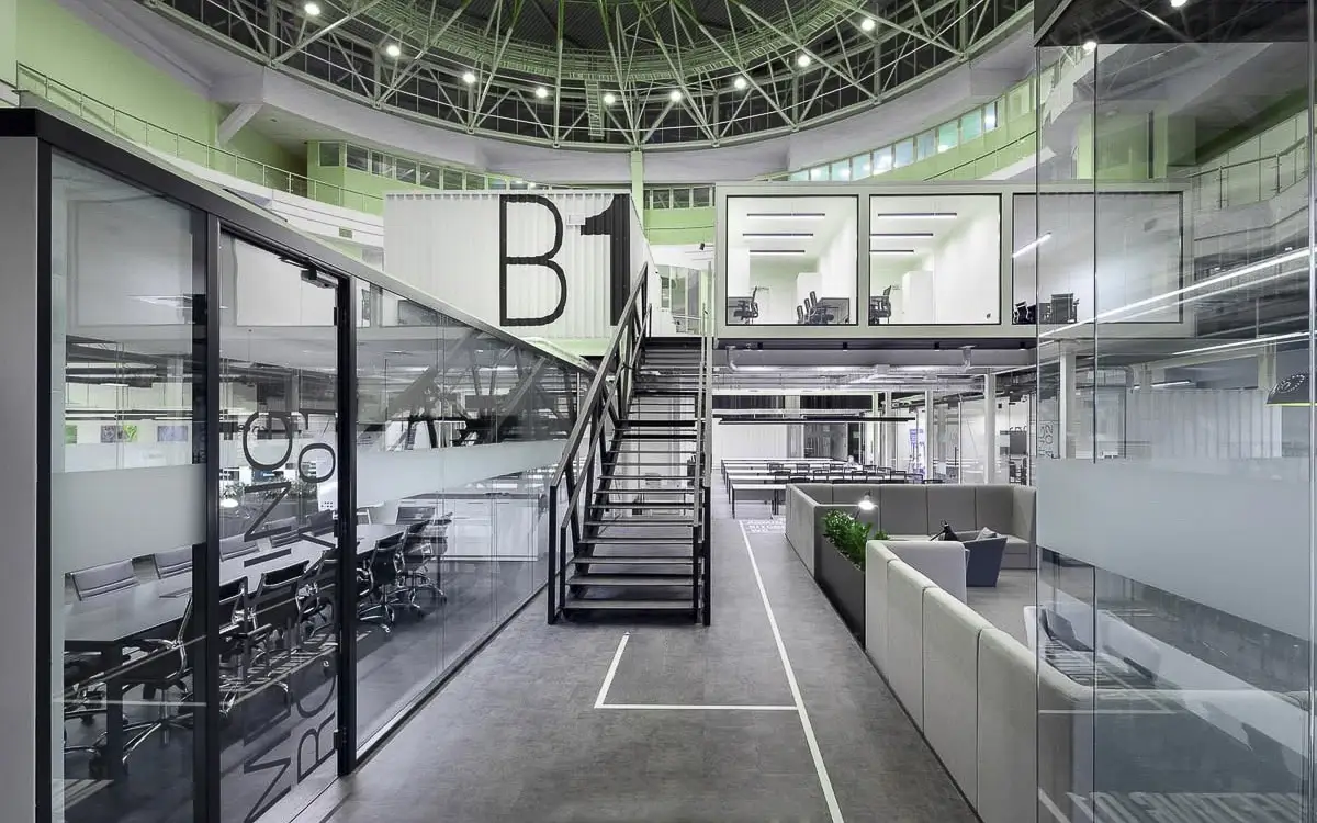 Mẫu thiết kế văn phòng nhà máy 6