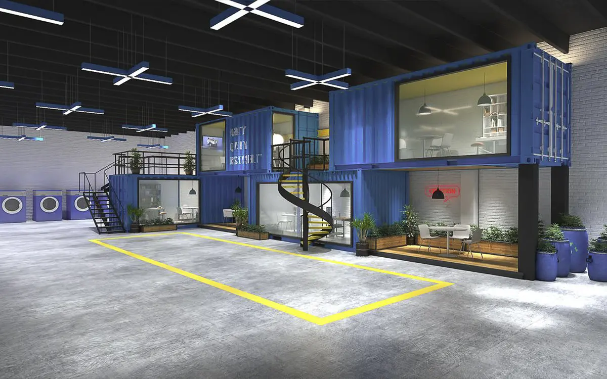 Mẫu thiết kế văn phòng nhà máy 9