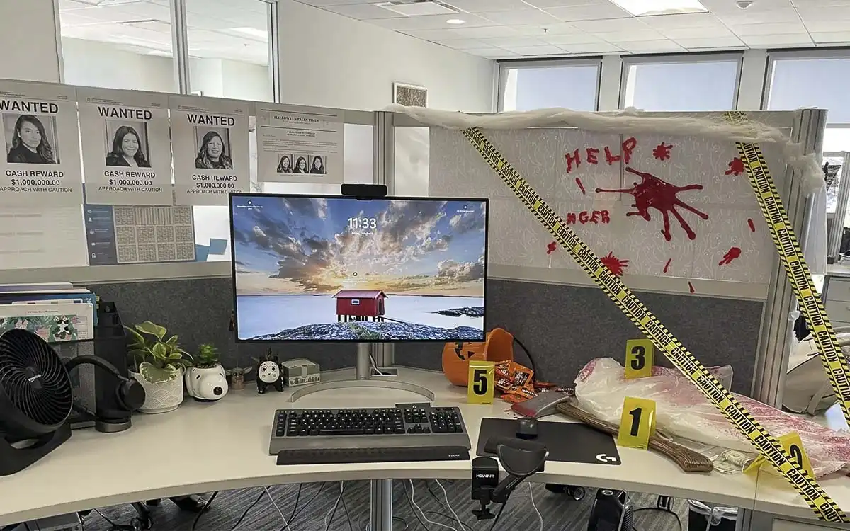 Ý tưởng trang trí halloween cho văn phòng 1