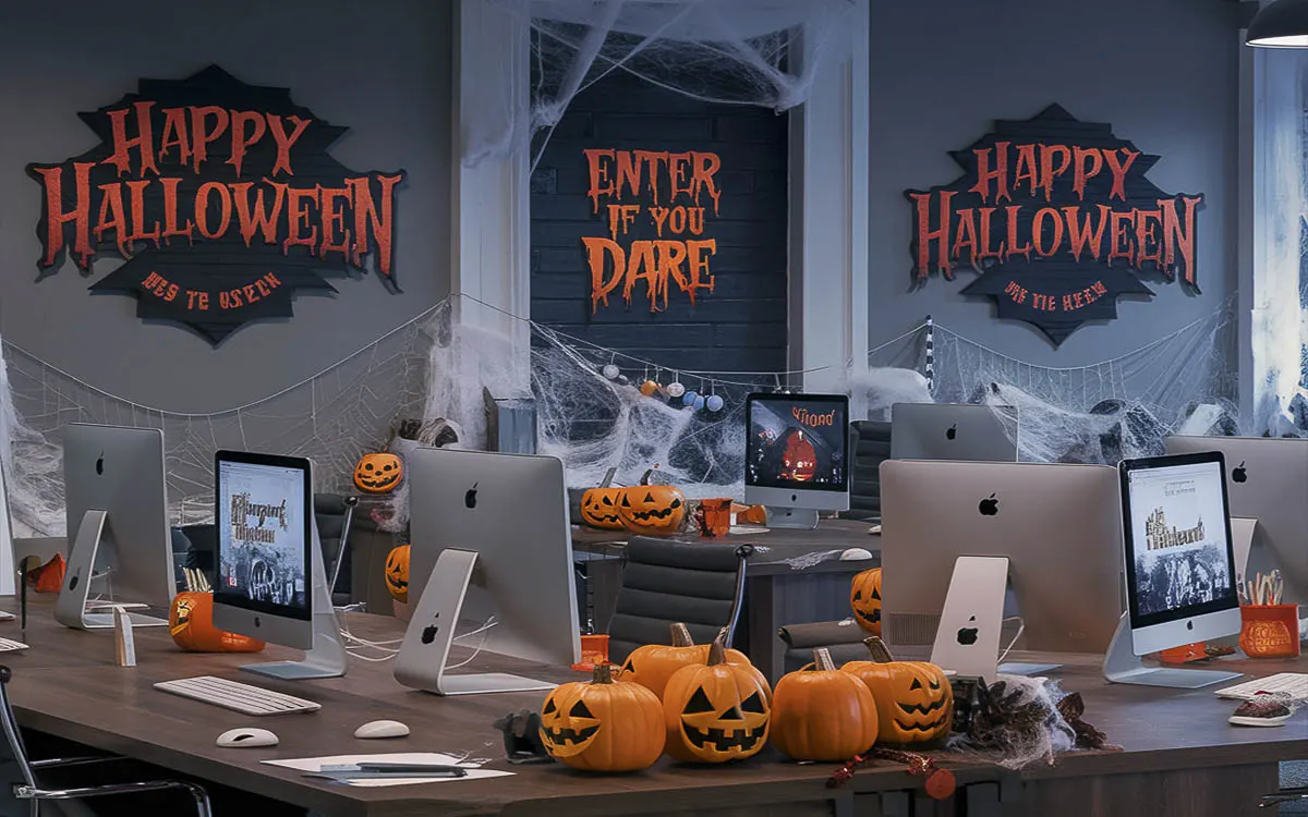 Ý tưởng trang trí halloween cho văn phòng 12